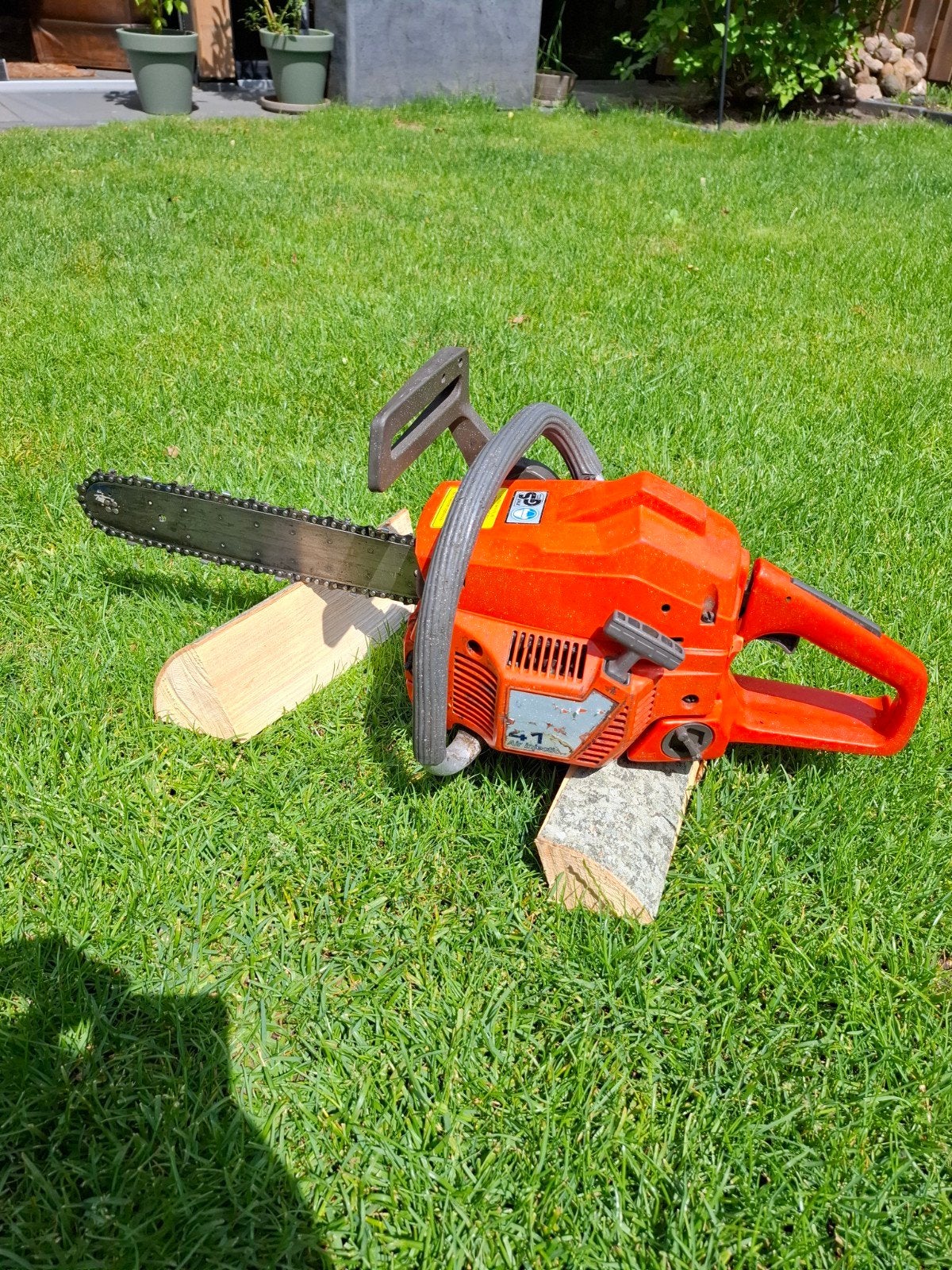 Husqvarna 41 kettingzaag te koop, loopt goed, Tuin en Terras, Hand-tuingereedschap, Ophalen of Verzenden, Gebruikt