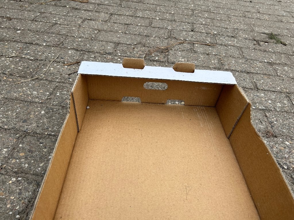Stapelbare kartonnen dozen, Ophalen, Doos, 50 tot 75 cm, Minder dan 35 cm