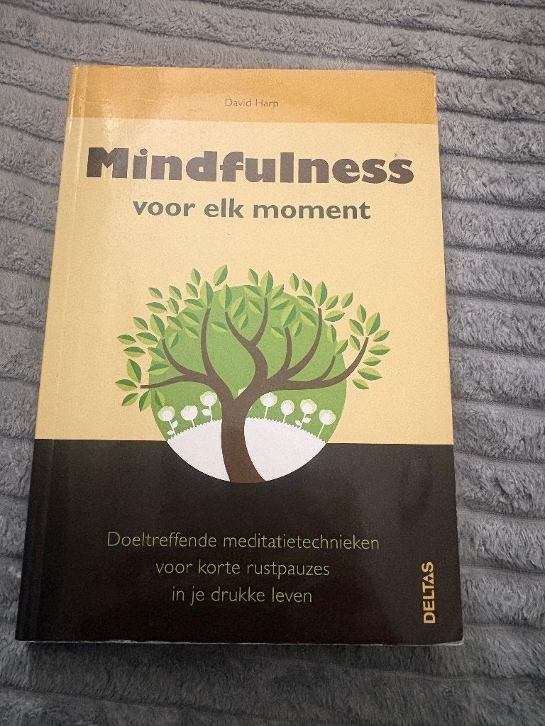 Mindfulness voor elk moment, Boeken, Ophalen of Verzenden, Zo goed als nieuw, Overige onderwerpen, David Harp