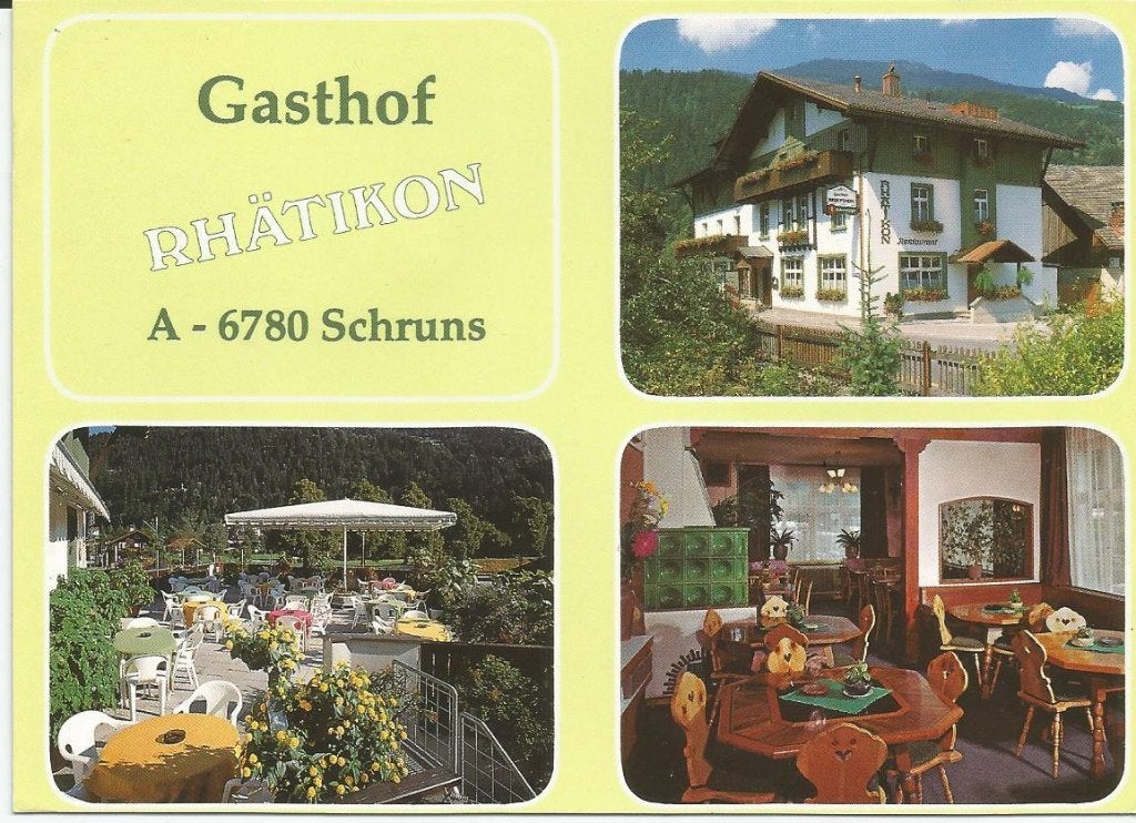 Gasthof Rhatikon Schruns, Verzenden, Gelopen, Overig Europa