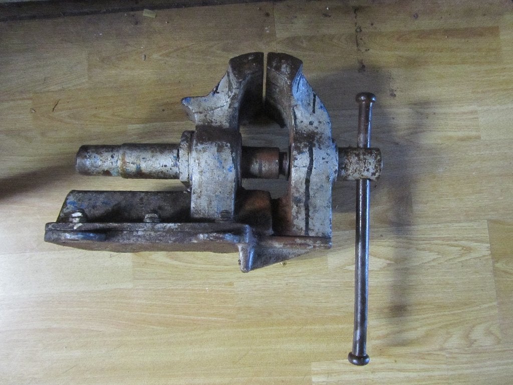 bankschroef grote, Doe-het-zelf en Verbouw, Ophalen, Gebruikt, Bankschroef