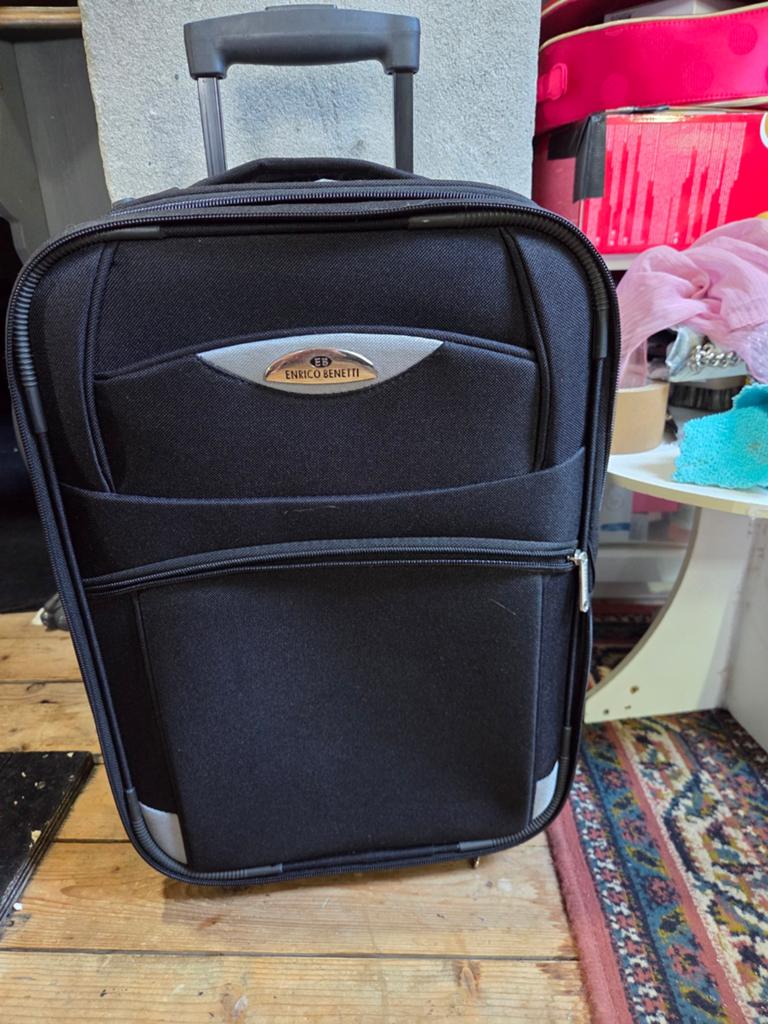 Enrico Benetti Handbagage Trolley - Zwart, Sieraden, Tassen en Uiterlijk, Tassen | Reistassen en Weekendtassen, Gebruikt, Zwart
