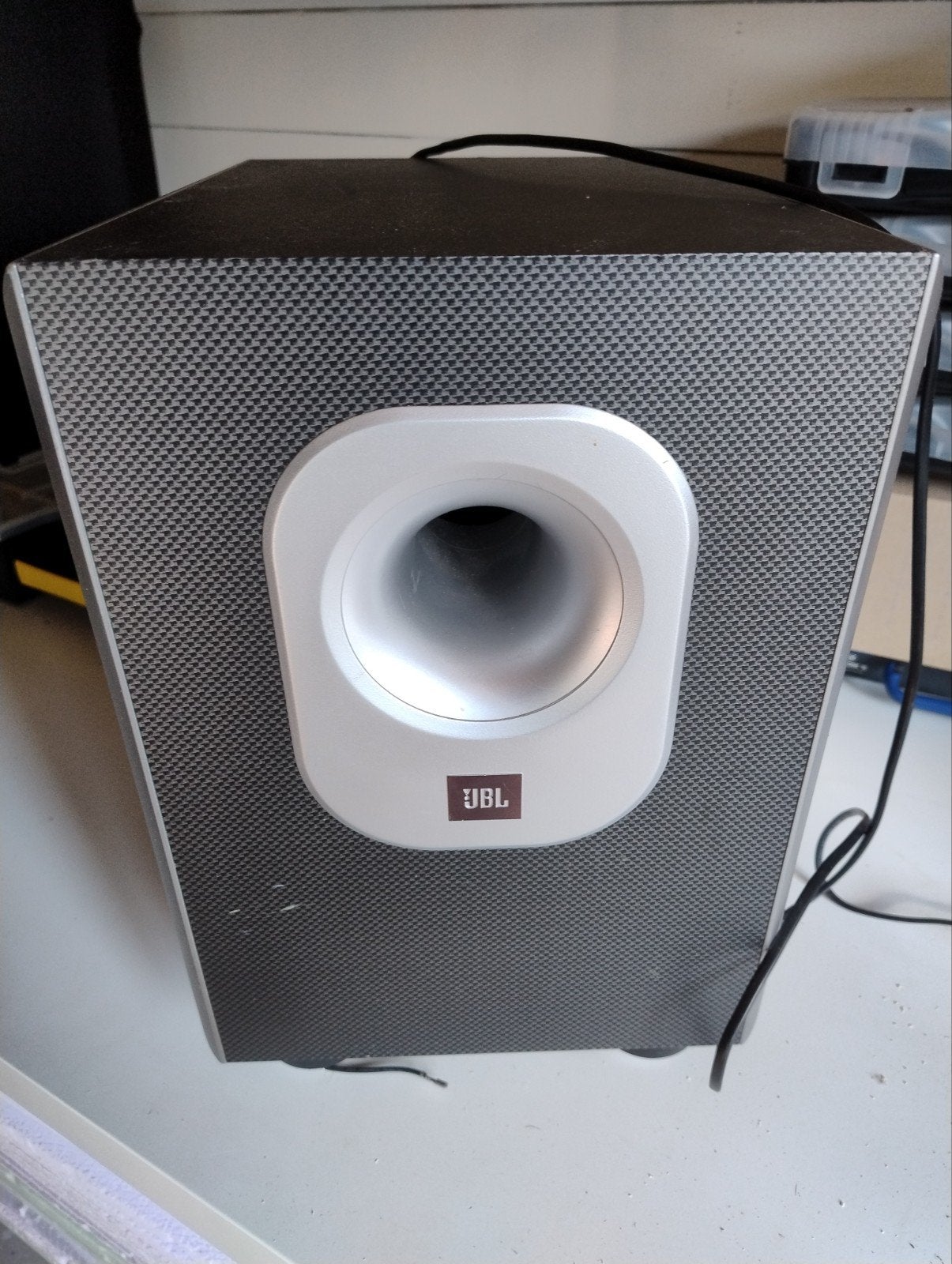 jbl sub200/230 subwoofer zonder woofer, Ophalen of Verzenden, Subwoofer, JBL
