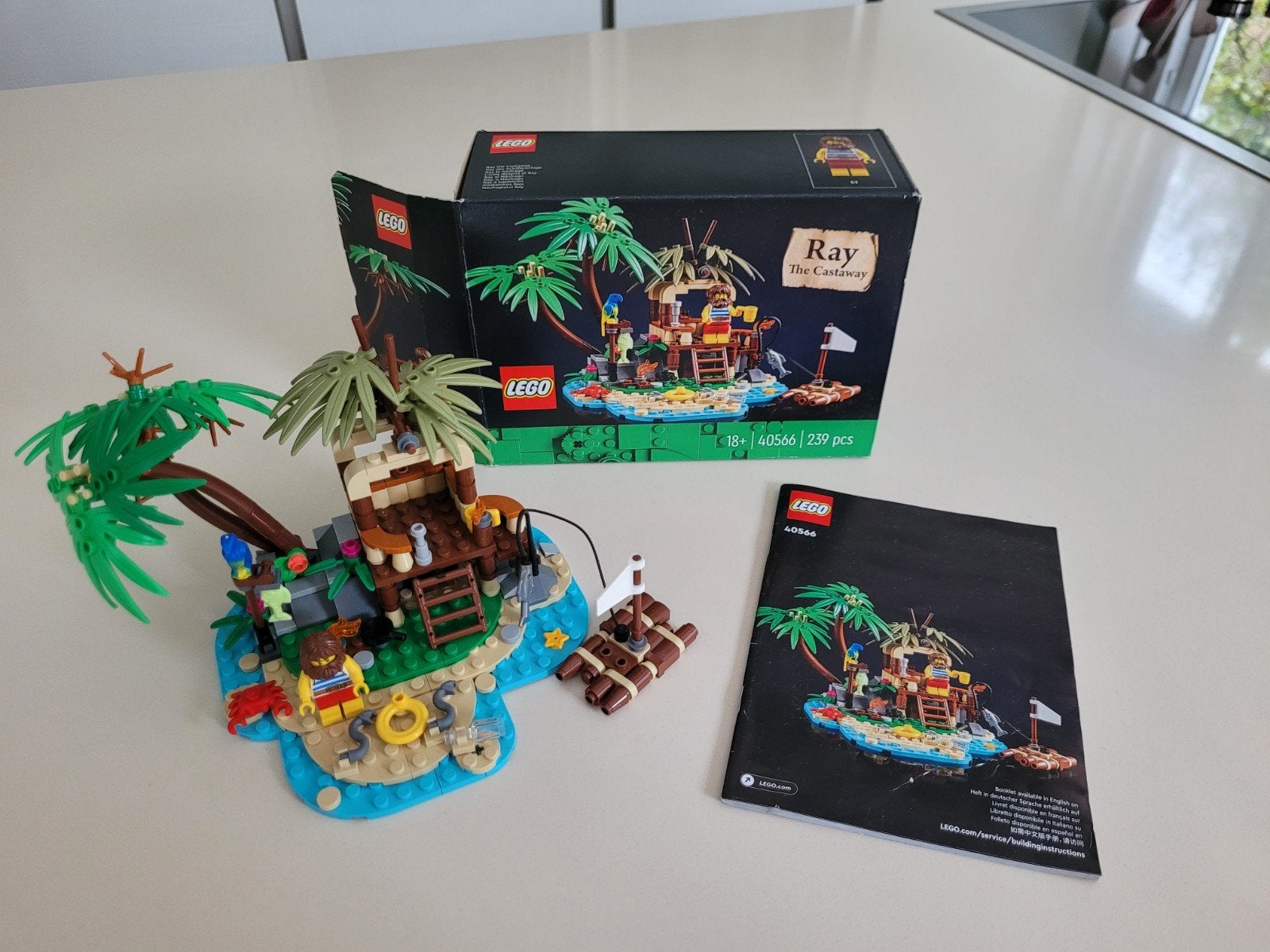 Lego Ray The Castaway 40566 inclusief doos, Inclusief instructies, Overige thema's, Lego, Ophalen of Verzenden