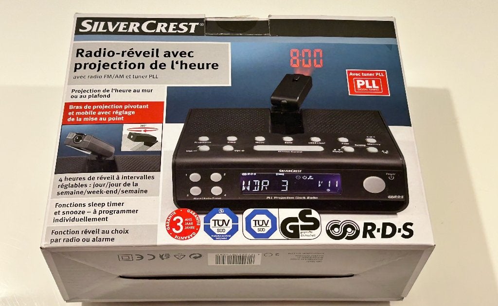 Radio met projector, Audio, Tv en Foto, Ophalen of Verzenden, Zo goed als nieuw, Radio