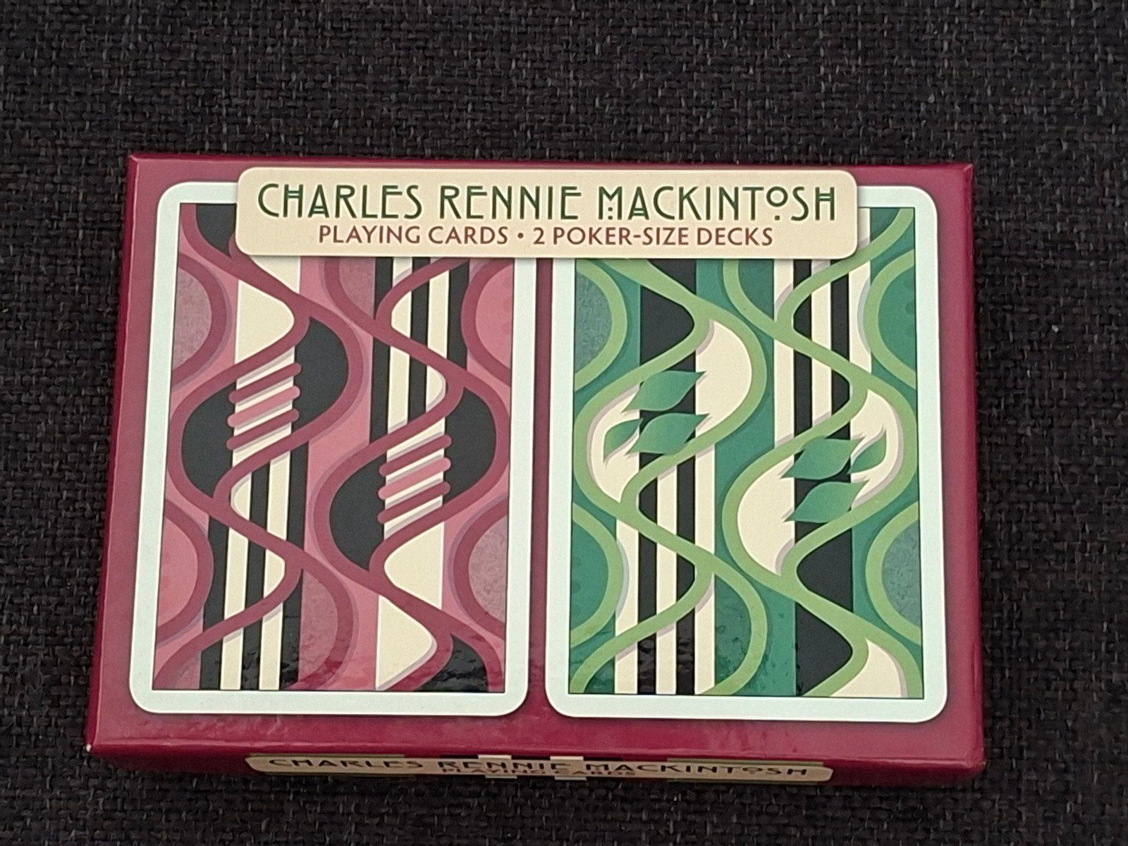 Charles Rennie Mackintosh speelkaarten pokersize decks, Ophalen of Verzenden, Nieuw, Speelkaart(en)