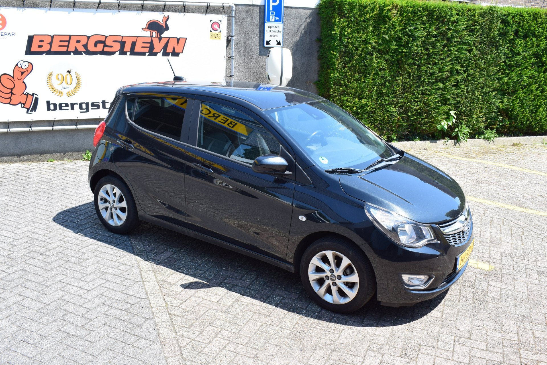 Opel KARL 1.0 ecoFLEX Cosmo (bj 2016), Auto's, Voorwielaandrijving, Gebruikt, Euro 6, Leder en Stof