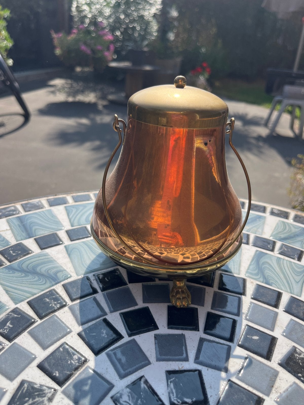 Antieke Koperen Pot met Deksel en Handvat, Antiek en Kunst, Antiek | Koper en Brons, Ophalen, Koper