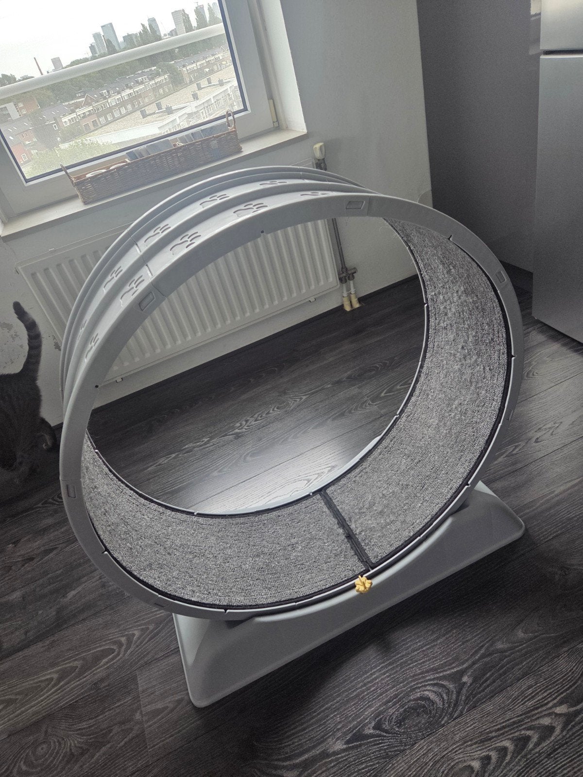 Katten loopwiel, Dieren en Toebehoren, Ophalen, Zo goed als nieuw