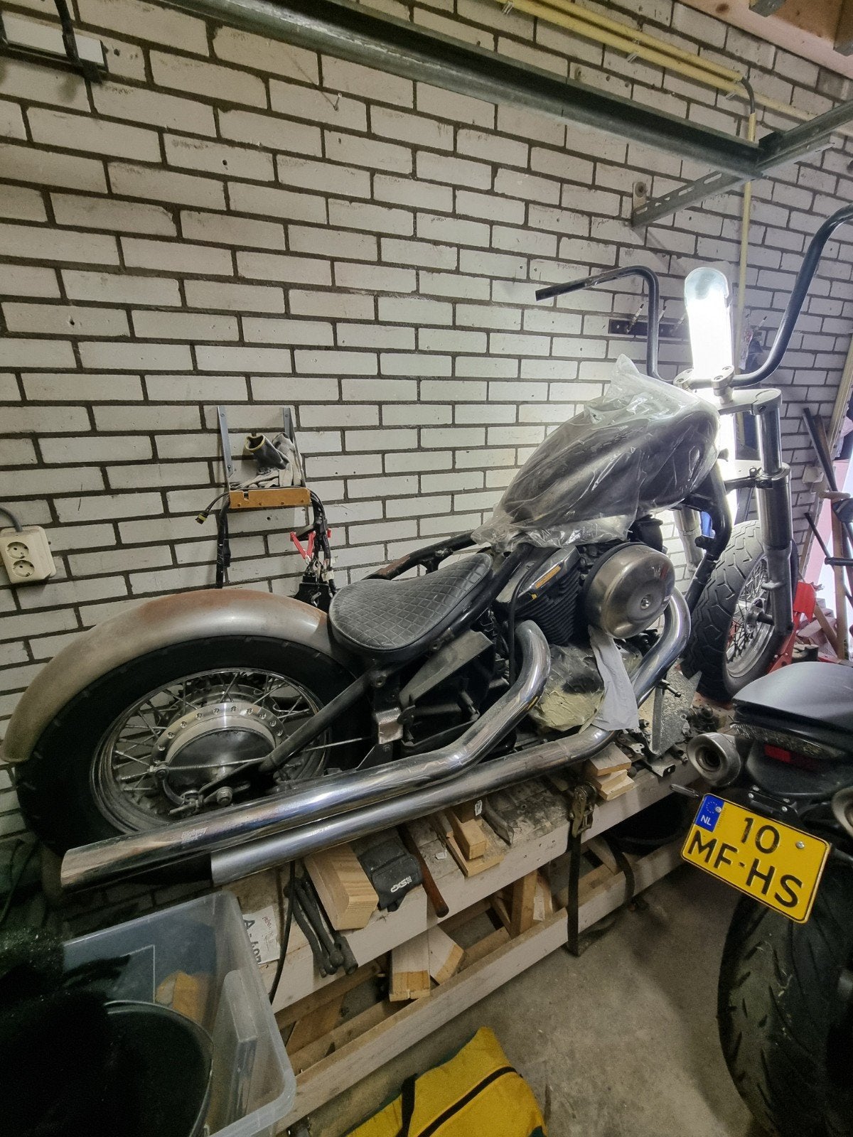 Kawasaki VN800 Vulcan Bobber project | Compleet | Kenteken, Motoren, Ophalen, Gebruikt