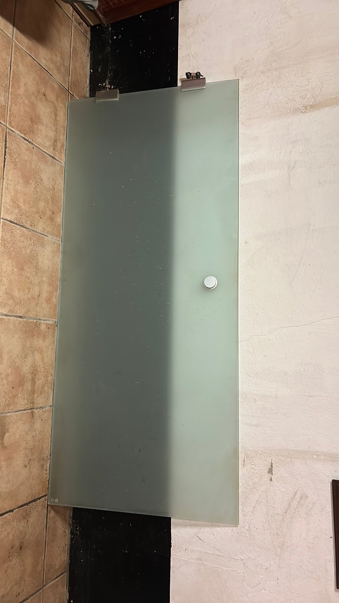 * glazen hangdeur *, Ophalen, Gebruikt, 80 tot 100 cm, Binnendeur