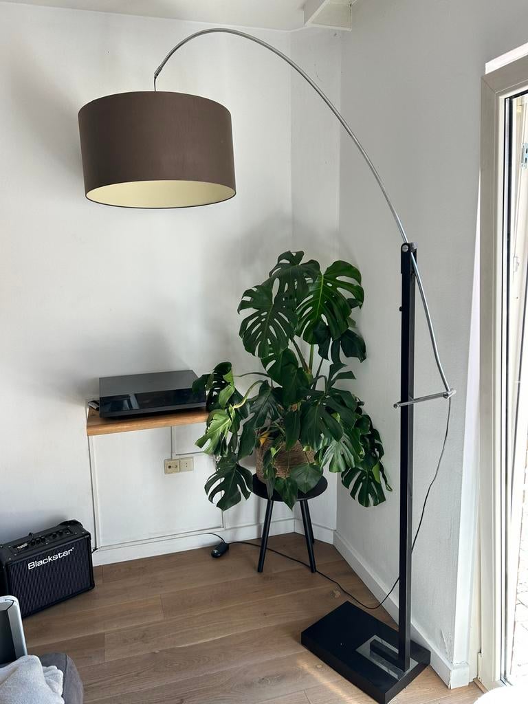 Moderne design booglamp, Ophalen, Zo goed als nieuw, 150 tot 200 cm