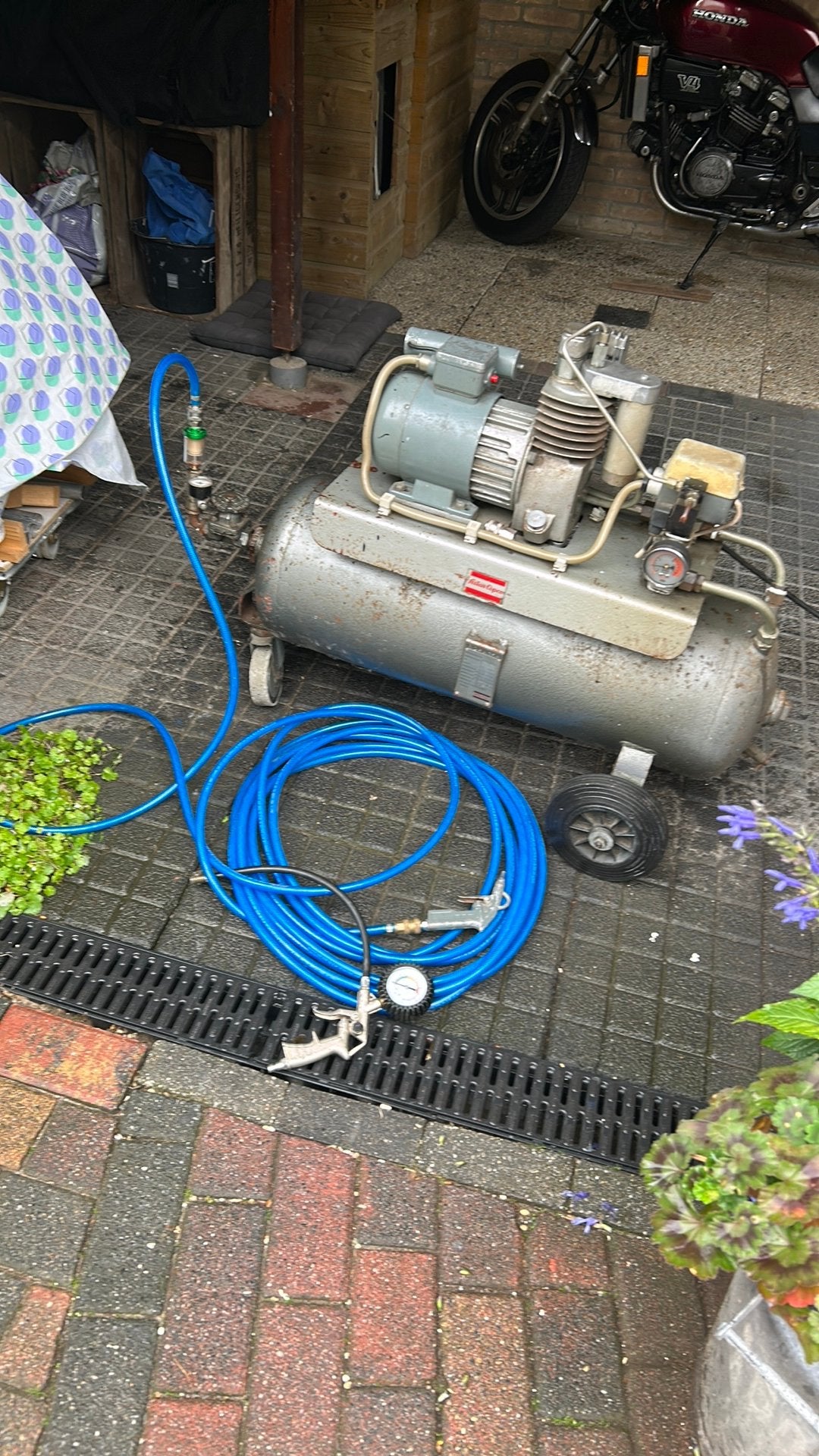 Compressor atlas copco, 100 liter of meer, Ophalen, Gebruikt