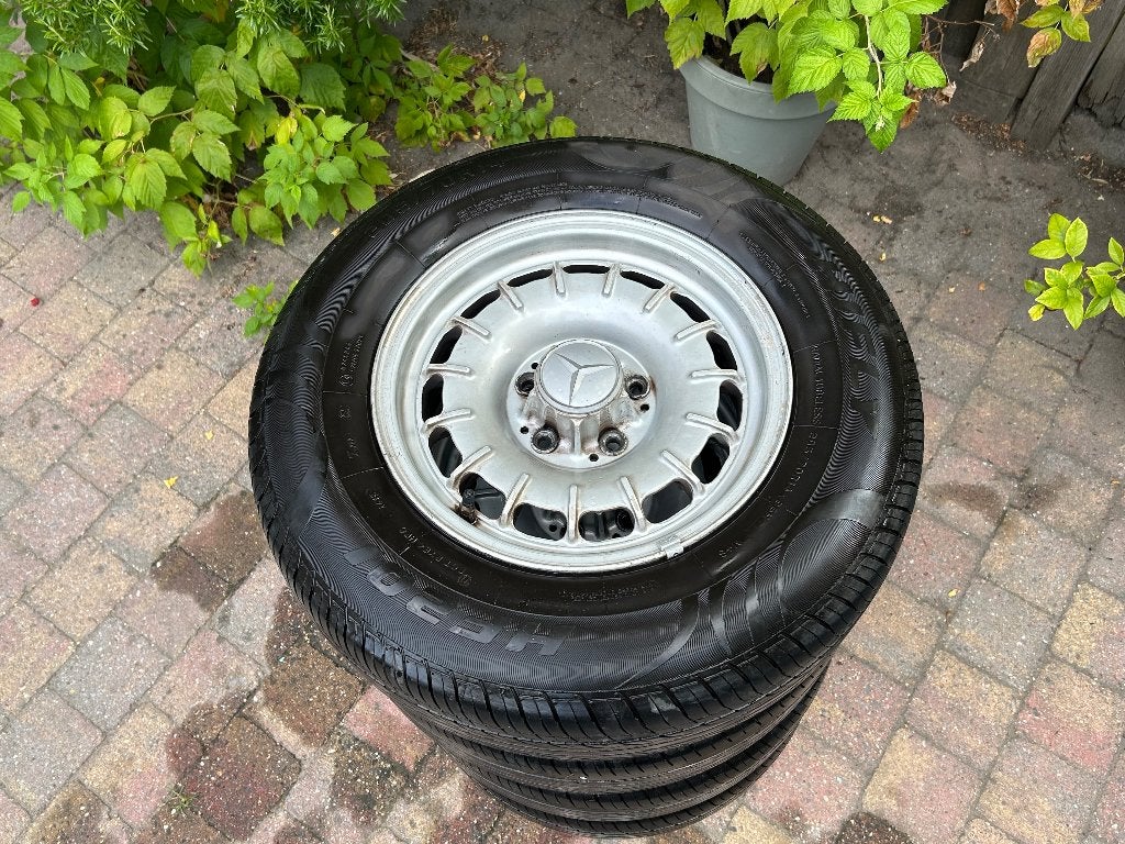 Mercedes Fuchs kroonkurk velgen origineel, 14 inch, Gebruikt, Velg(en), All Season