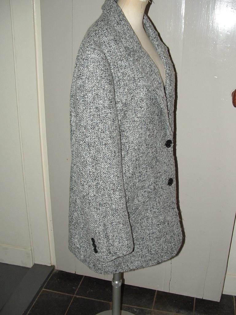 Clockhouse tussenjas, jas mantel maat 44 wollige optiek, Kleding | Dames, Zwart, Maat 42/44 (L), Ophalen of Verzenden, Zo goed als nieuw