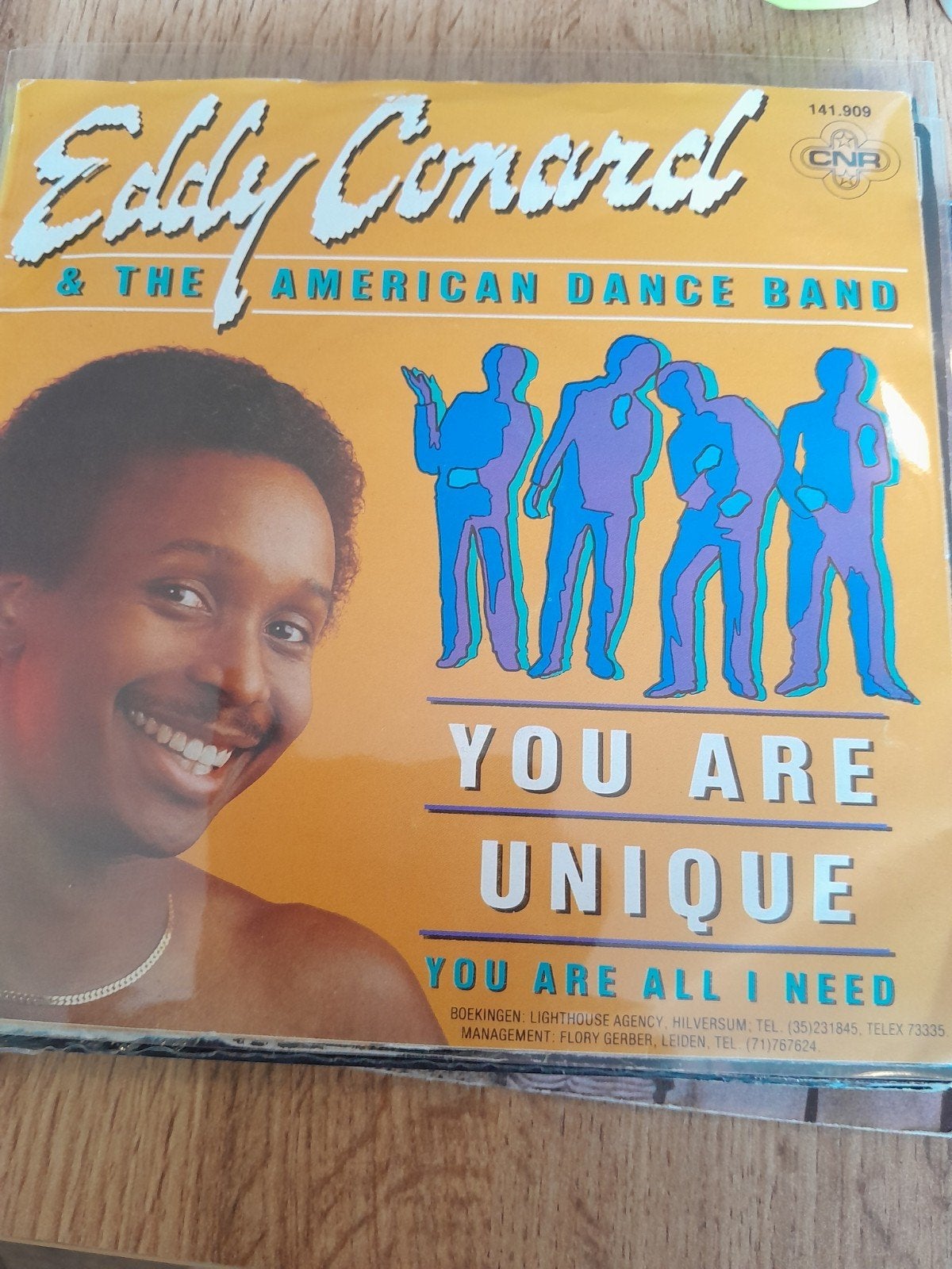 Eddy conard 7 inch you are unique, Cd's en Dvd's, Vinyl Singles, Ophalen of Verzenden, Zo goed als nieuw, Pop