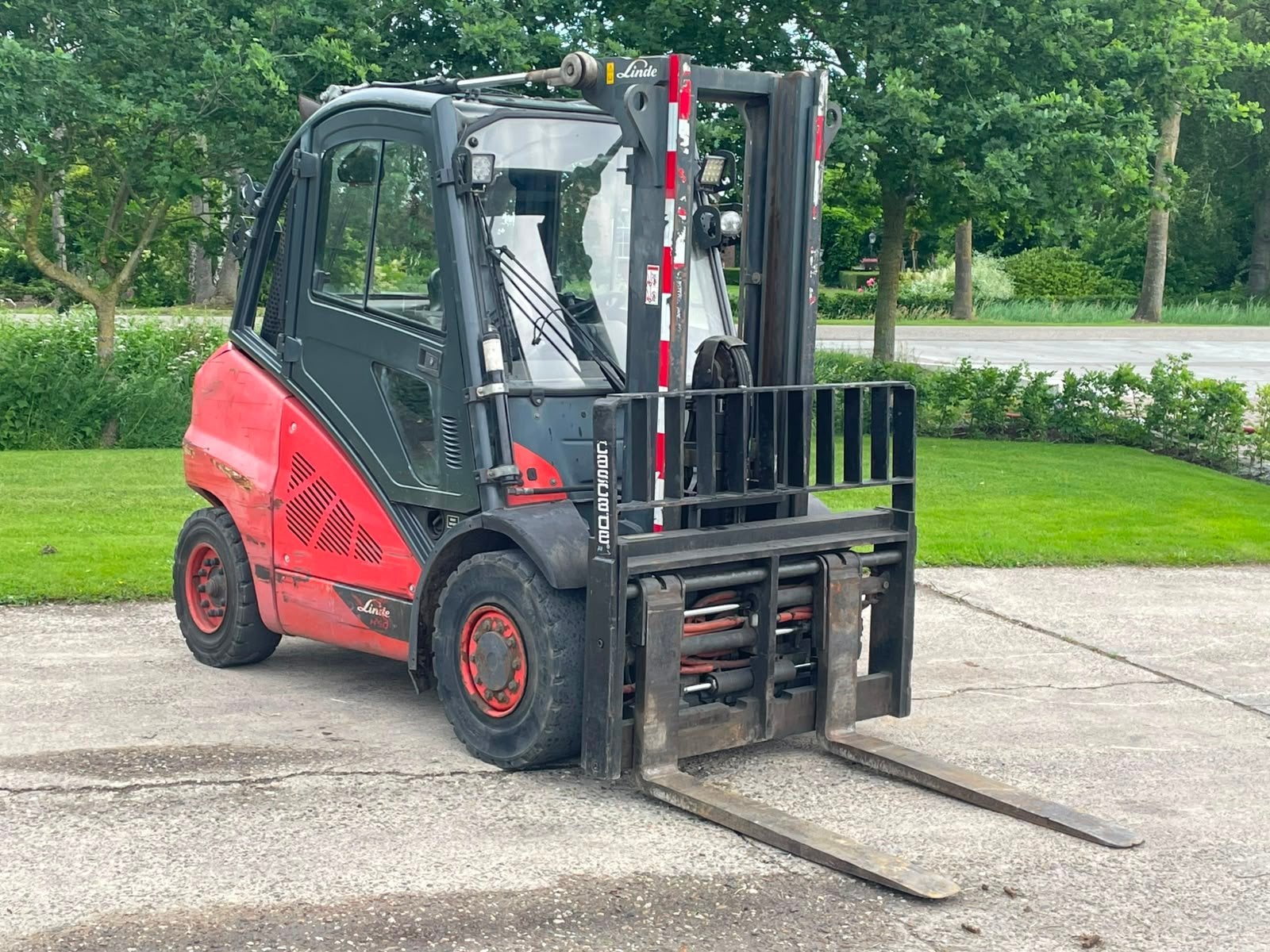 Linde Linde H 50 D diesel side shift vorken versteller, Overige aandrijving, Heftruck, Linde