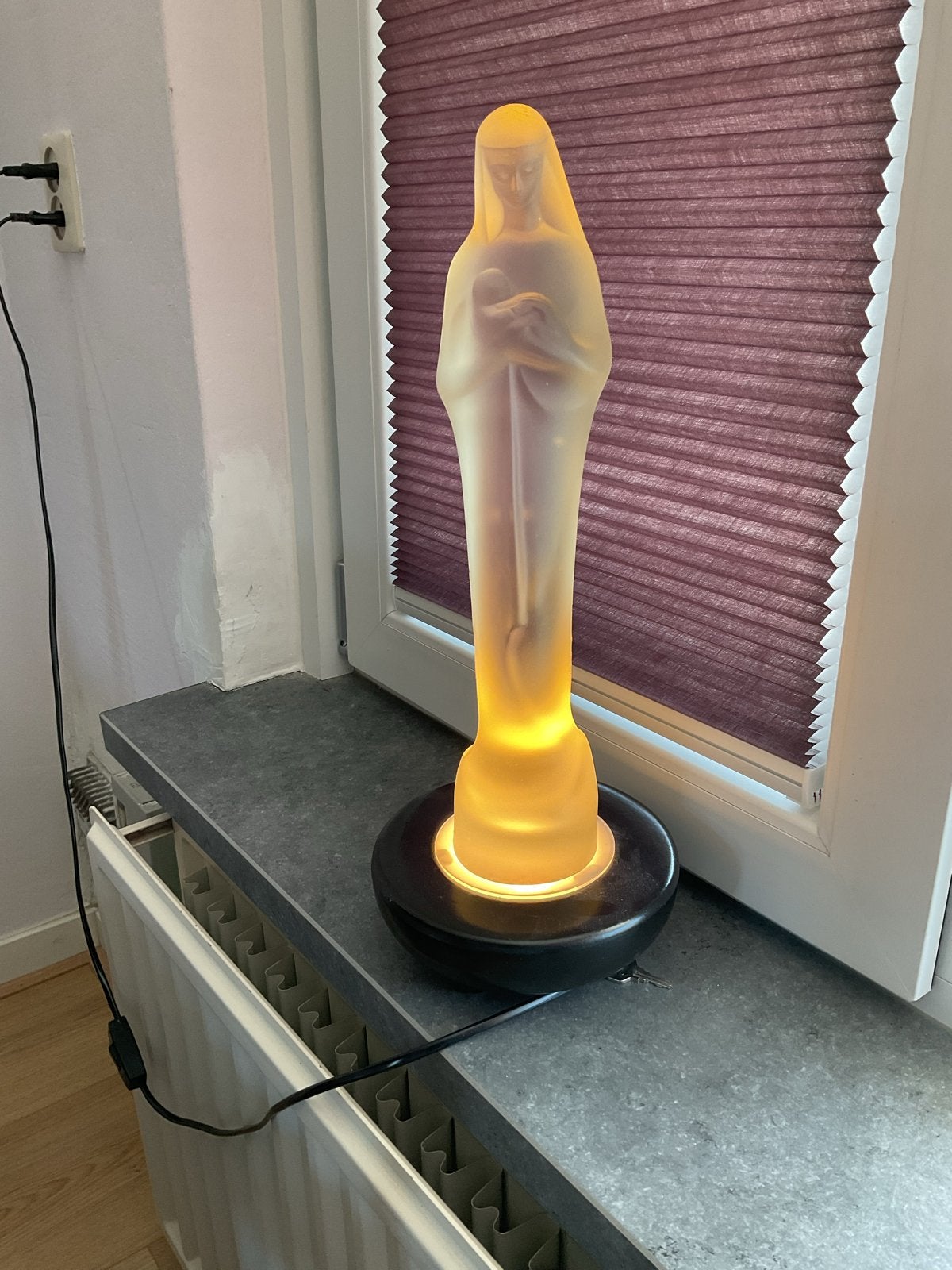 Vintage Maria met Kind lamp - Art Deco stijl, Ophalen