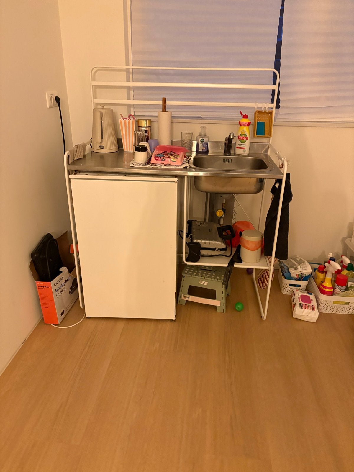 Noodkeuken met kraan en aansluiting(ikea), Ophalen, Gebruikt, Wit, Overige typen