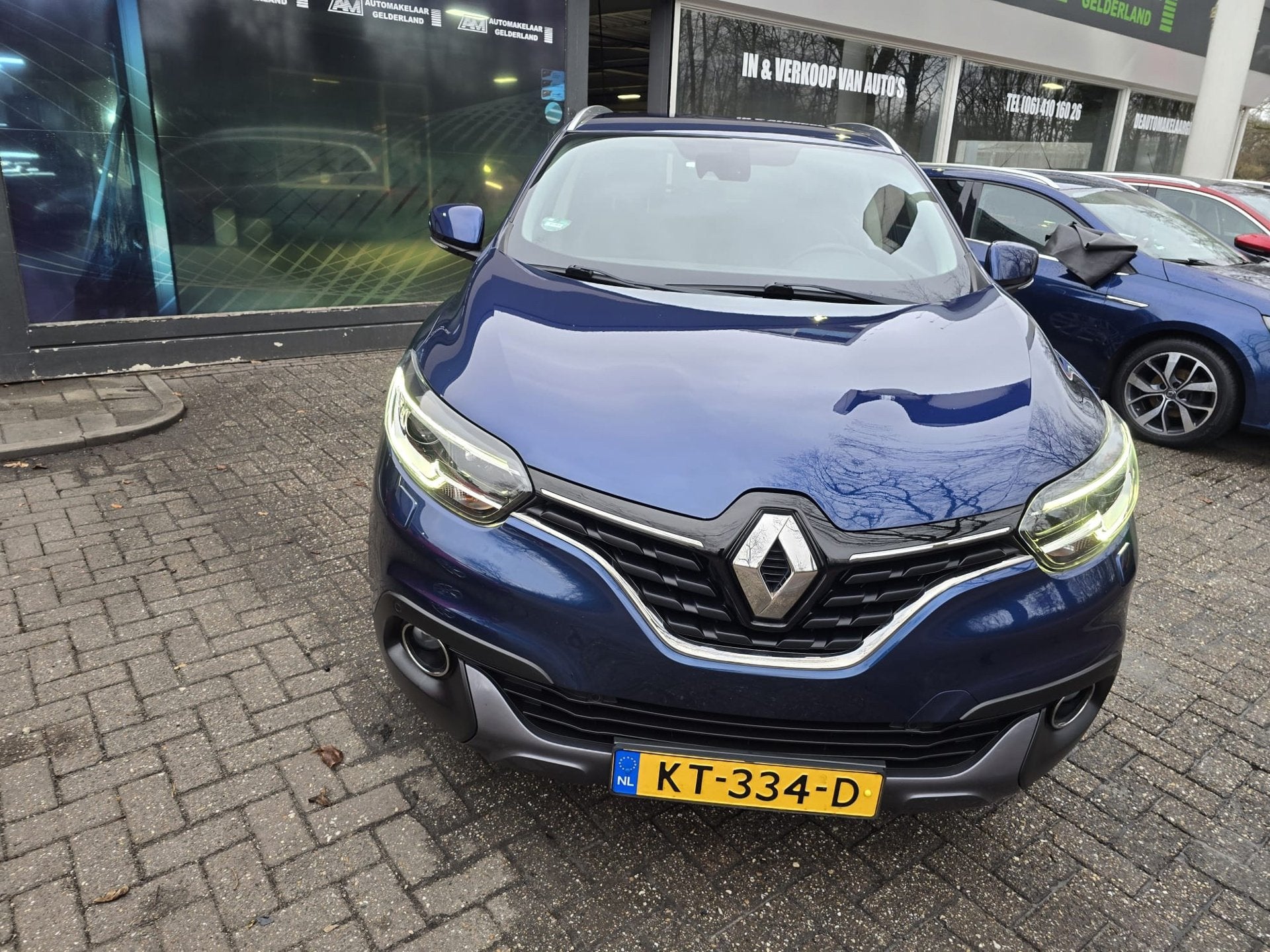 Renault Kadjar 1.2 TCe Intens | AUTOMAAT | 2E EIGENAAR | 3/6, Stof, Gebruikt, 4 cilinders, Blauw