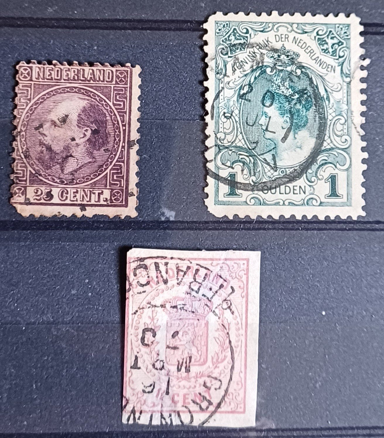 Nederland / NVPH 11, 16 en 49 / CW €370, Ophalen of Verzenden, Nederland