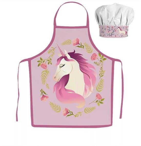 Unicorn Kinderschort & Koksmuts – 2-delig – Nieuw, Overige materialen, Xx, Javoli, Nieuw