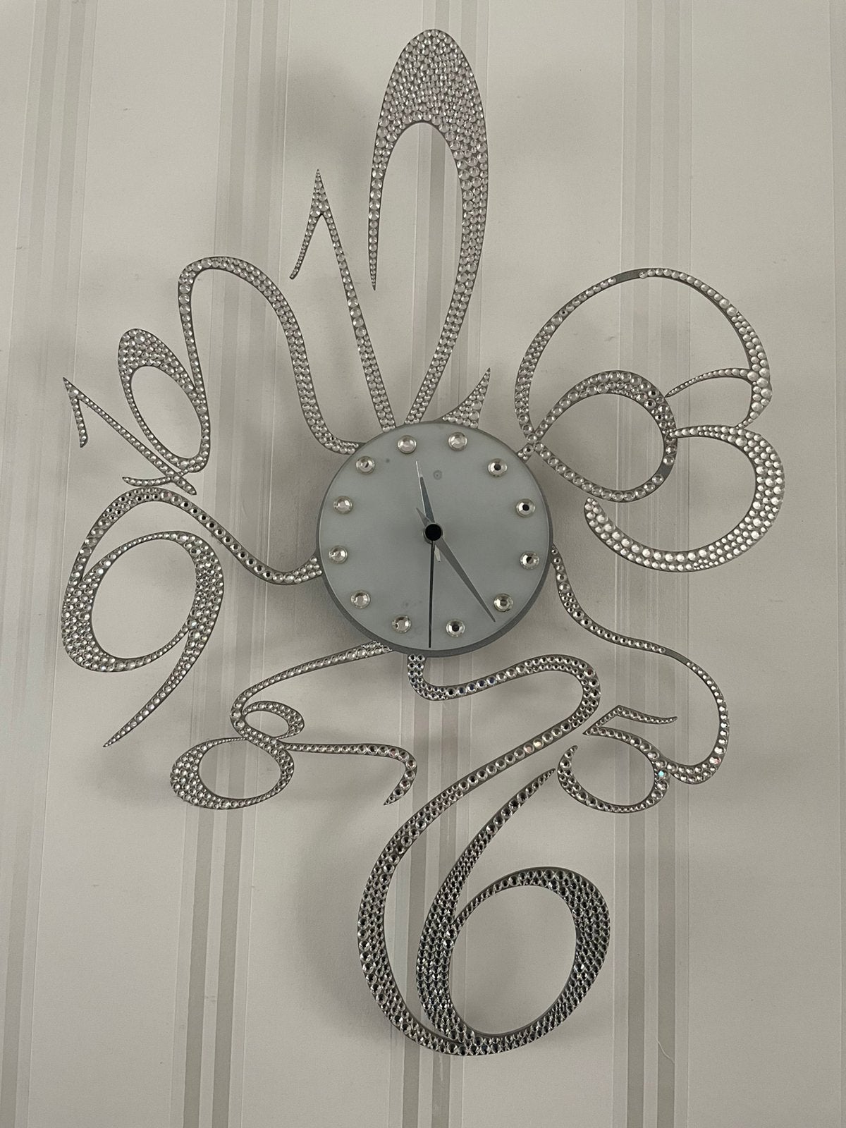 Swarovski klok, Verzenden, Zo goed als nieuw, Wandklok