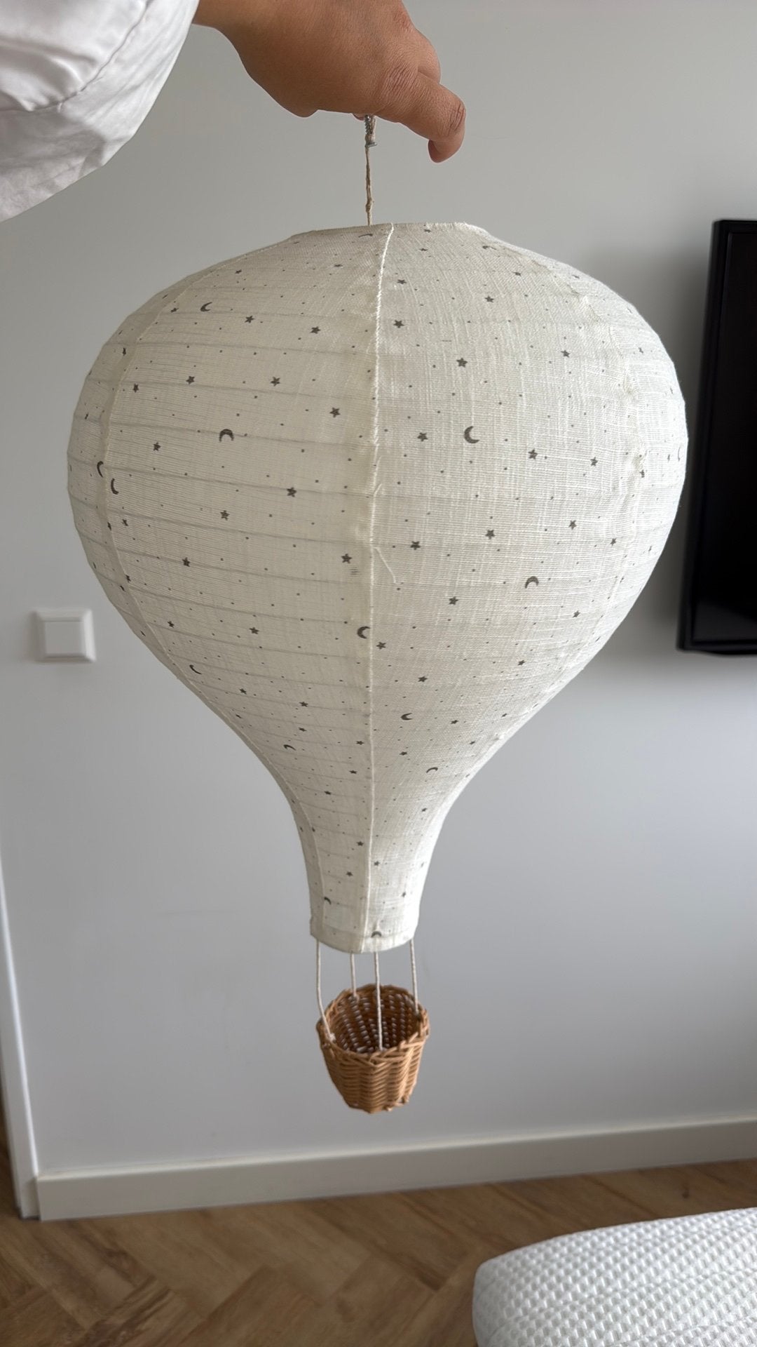 Zara home linnen luchtballon, Ophalen, Overige merken, Zo goed als nieuw, Wit