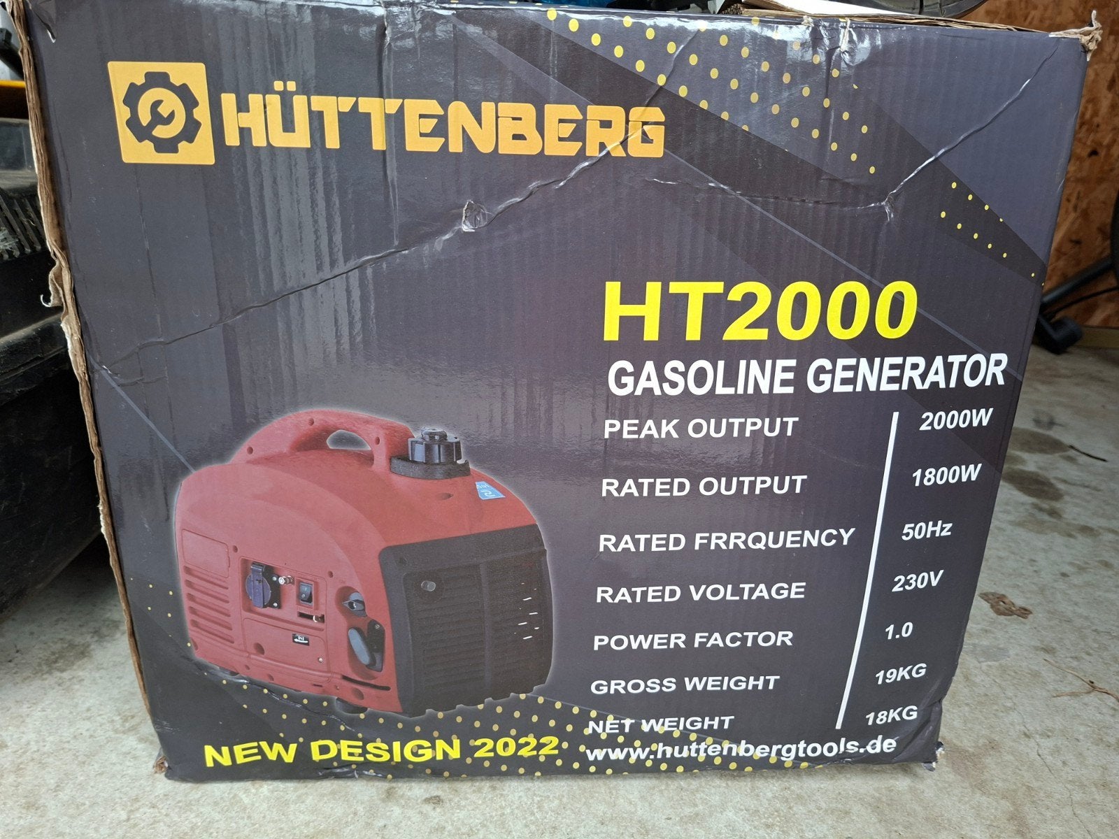 huttenberg HT2000 aggregaat, Ophalen, Zo goed als nieuw