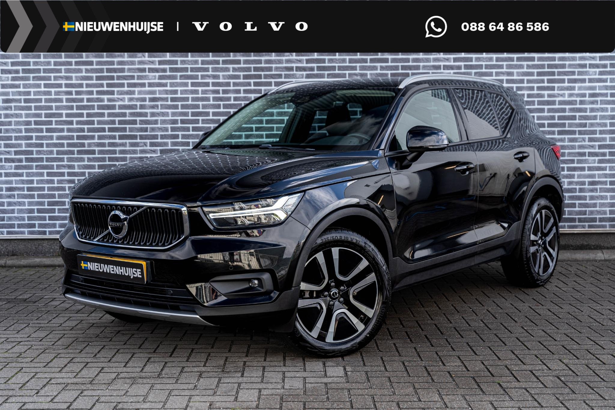 Volvo XC40 1.5 T2 Business Pro | Navigatie | Adaptieve Cruis, Gebruikt, Euro 6, Automatische klimaatregeling, Zwart