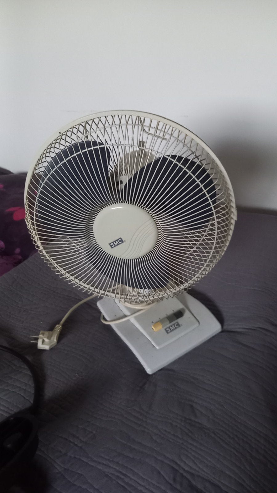 SMC Tafelventilator - Compact en Krachtig, Witgoed en Apparatuur, Ventilatoren, Ophalen, Gebruikt, Tafelventilator