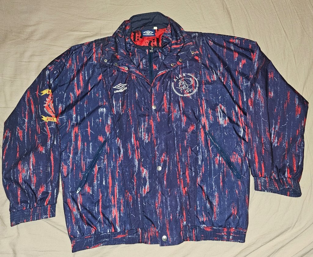 Vintage Ajax jas, Ophalen of Verzenden, Gebruikt, Ajax, Overige typen