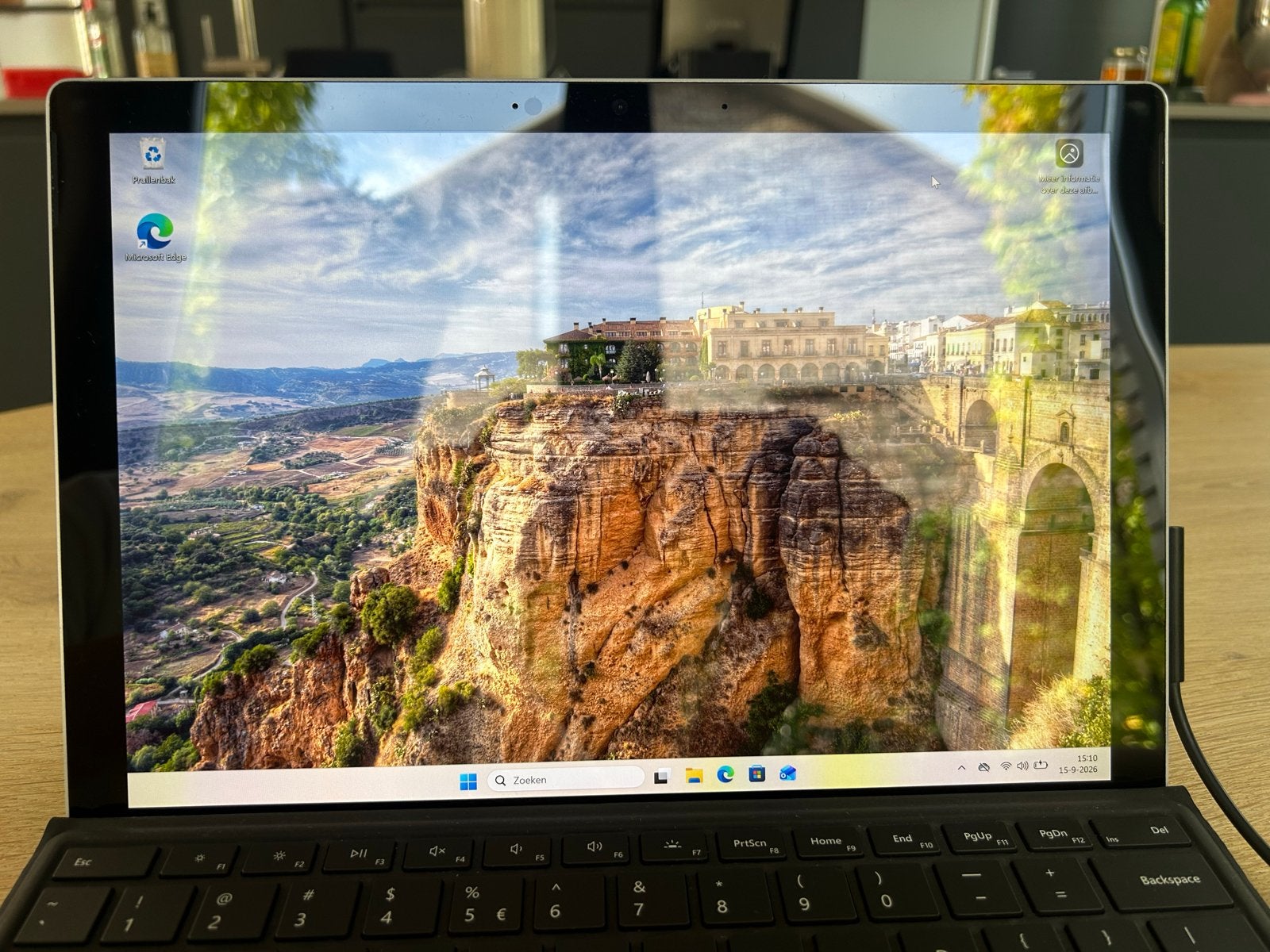 Microsoft Surface Pro 7+ INC. lader, 2 tot 3 Ghz, Qwerty, Ophalen of Verzenden, Zo goed als nieuw