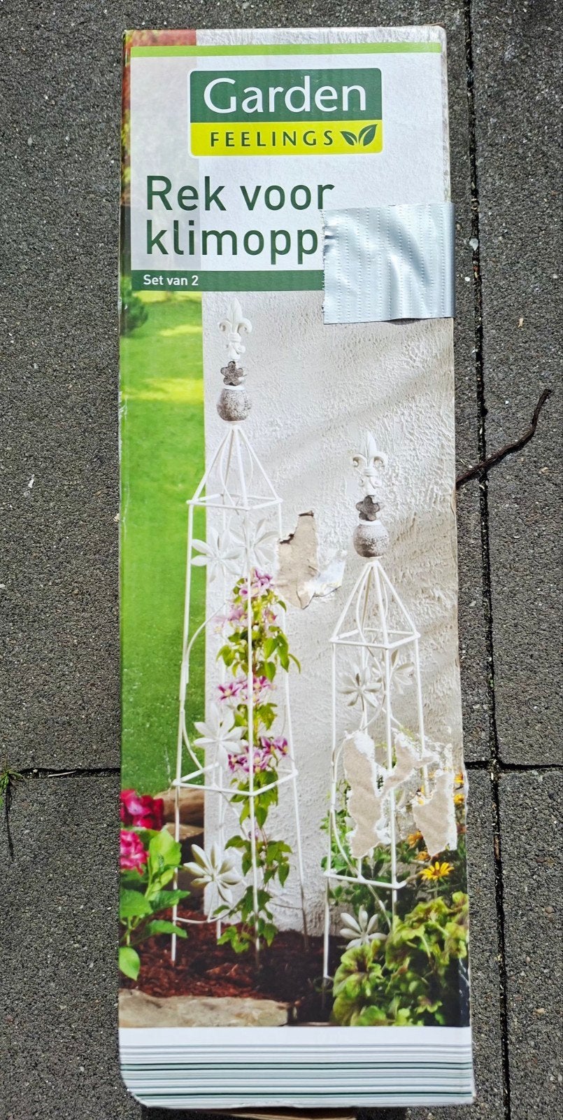 Garden Feelings Klimrek voor planten - Set van 2, Tuin en Terras, Ophalen of Verzenden, Nieuw
