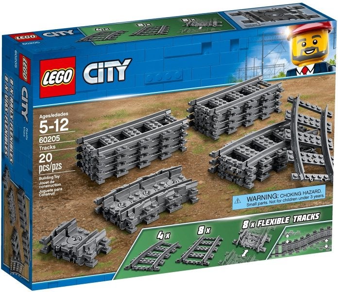 Lego City 60205 Treinrails NIEUW GESEALDE ONGEOPENDE DOOS, City, Lego, Nieuw, Ophalen of Verzenden
