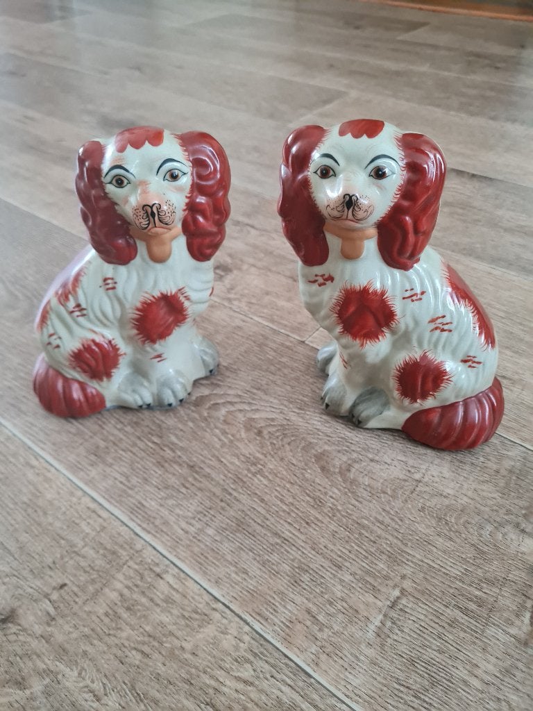 staffordshire spaniel mantelhonden, Antiek en Kunst, Ophalen of Verzenden