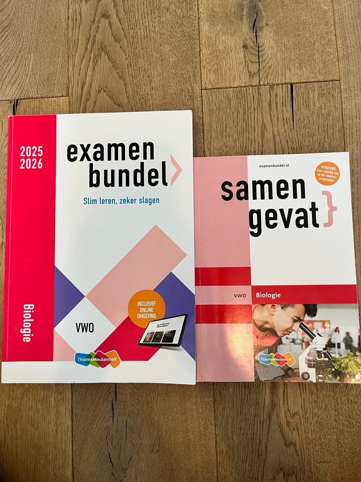 Examenbundel en samengevat Biologie VWO, Ophalen of Verzenden, Zo goed als nieuw