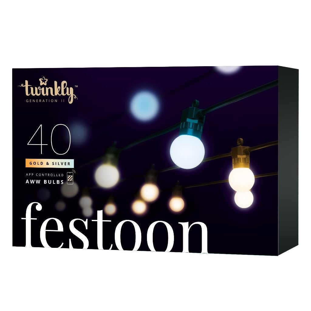 OPRUIMING |Twinkly Festoon Feestverlichting 40 Lampen- NIEUW, Ophalen, Nieuw