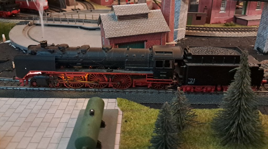 Marklin BR 03 met FX decoder / rook / sound, Wisselstroom, Gebruikt, Locomotief, Ophalen of Verzenden