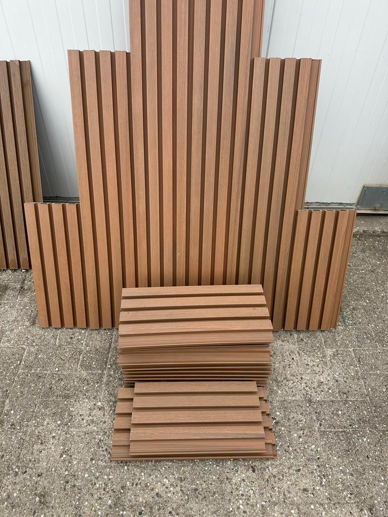 Restpartij nieuwe gevelbekleding Smokey Teak, Overige materialen, 20 tot 50 mm, Info@prismartconstructies.nl, Nieuw