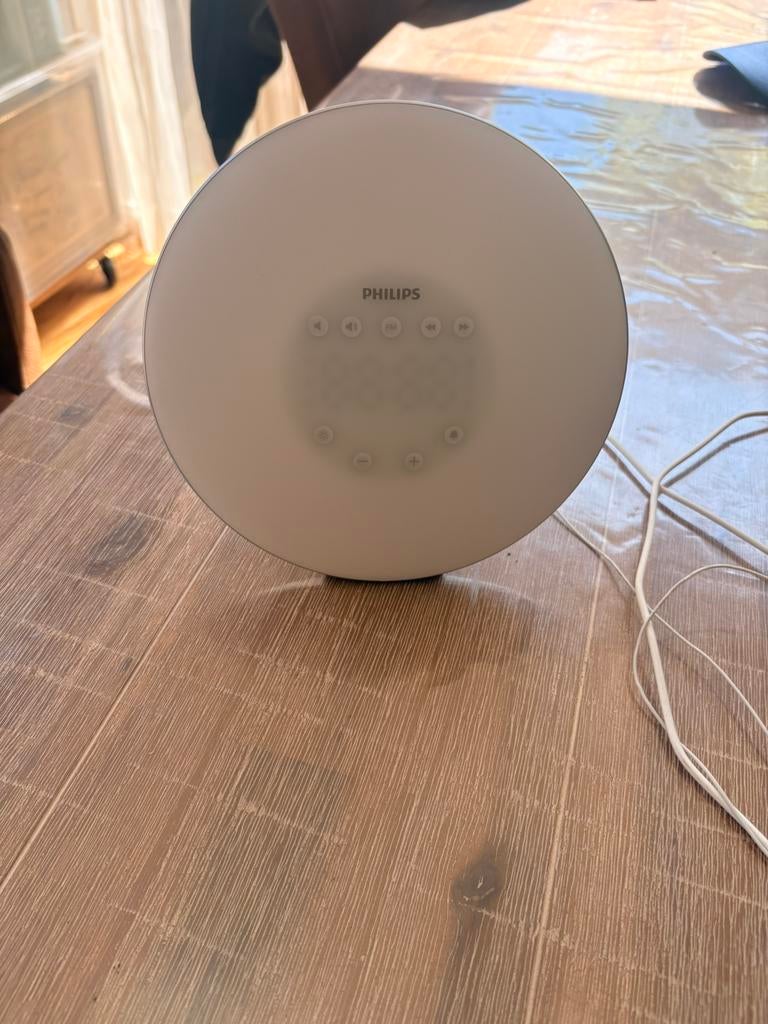 Philips wake-up wekkerradio, Ophalen of Verzenden, Gebruikt, Digitaal
