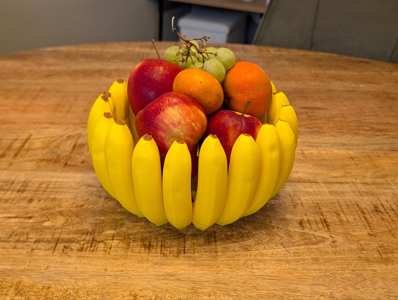 Prachtige unieke fruitschaal banaan bananen 3d print, Huis en Inrichting, Woonaccessoires | Schalen en Manden, Overige materialen