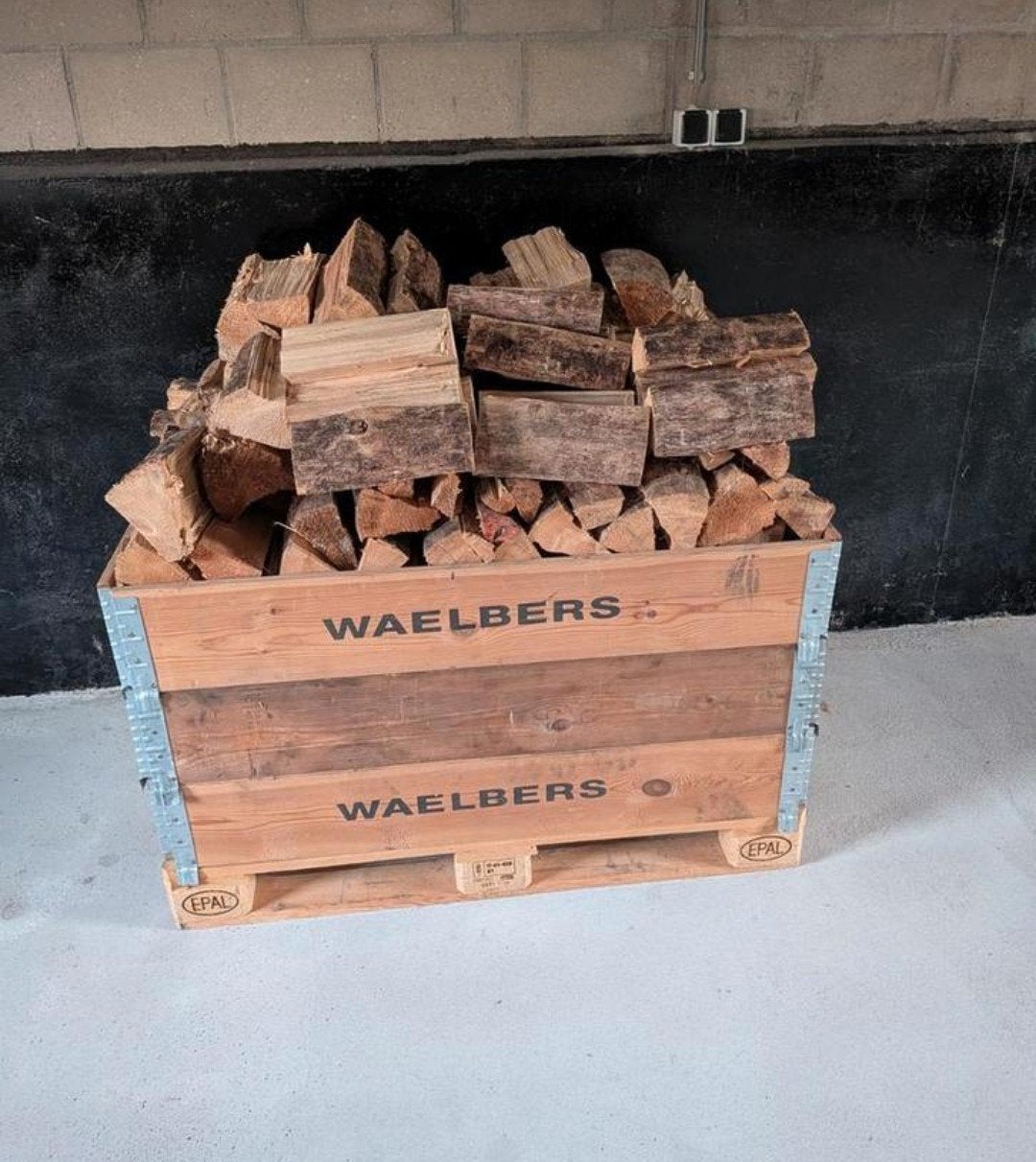 Houten krat zonder haardhout, Minder dan 3 m³, Ophalen