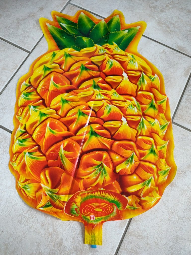 Ananas folie ballon 50x, Ophalen of Verzenden, Nieuw, Versiering, Overige