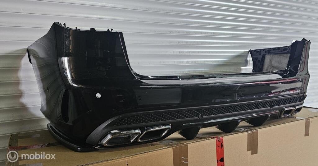 Mercedes C63 amg Bumper achter W205 S205 station, Gebruikt, Ophalen of Verzenden, Achter, Bumper