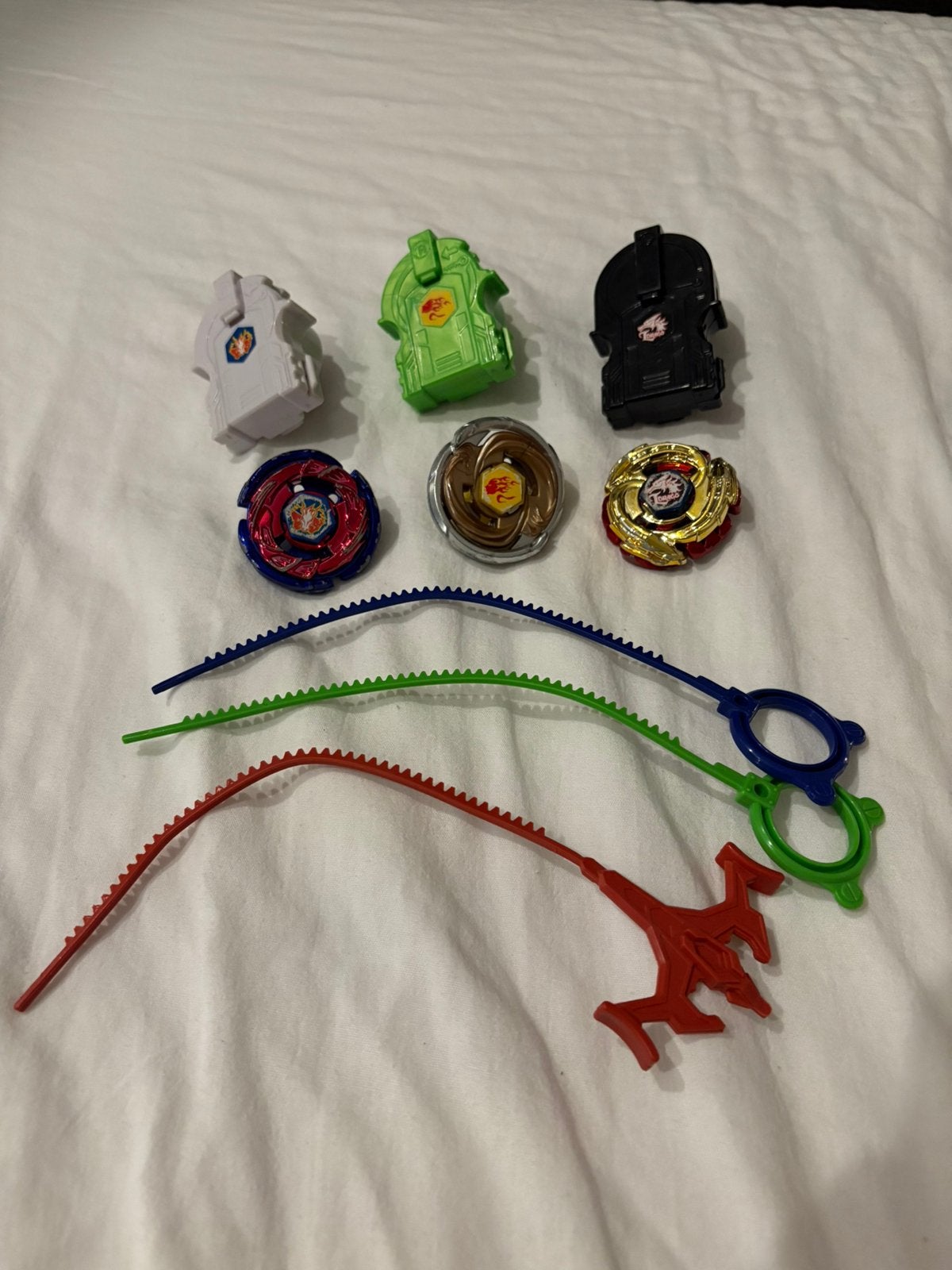3 beyblades, Ophalen of Verzenden, Gebruikt, Jongen of Meisje