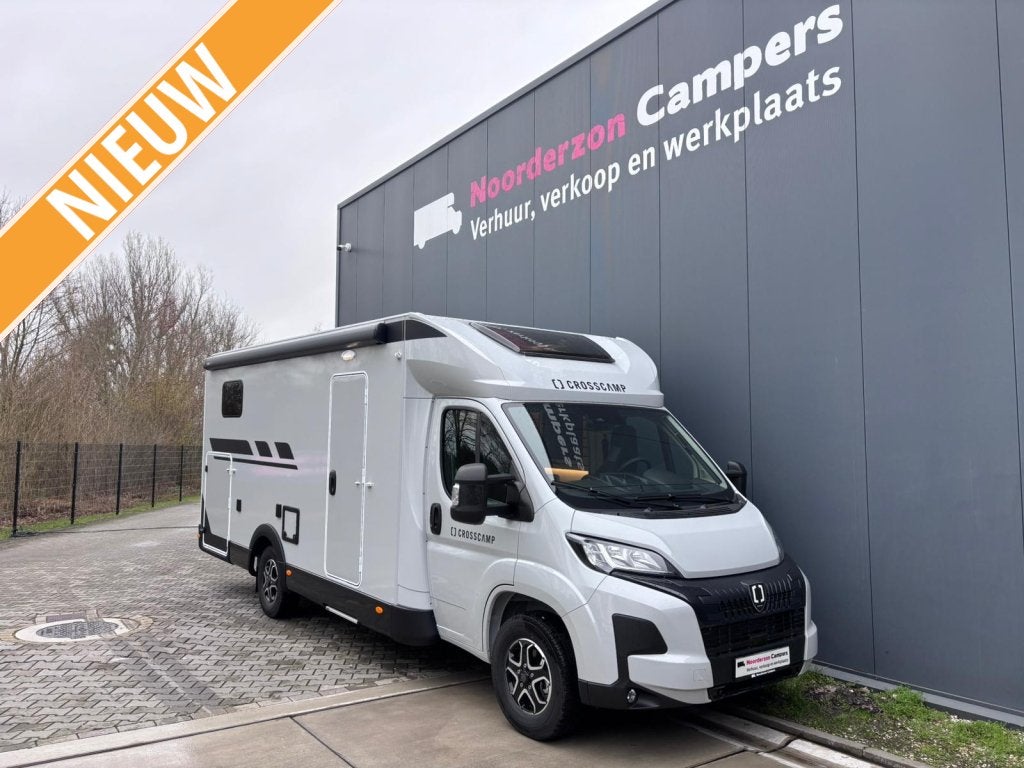 Crosscamp EXPDN T7.4 E, Caravans en Kamperen, Standaard zit, Verwarmde buitenspiegels, Fiat, Tot en met 2
