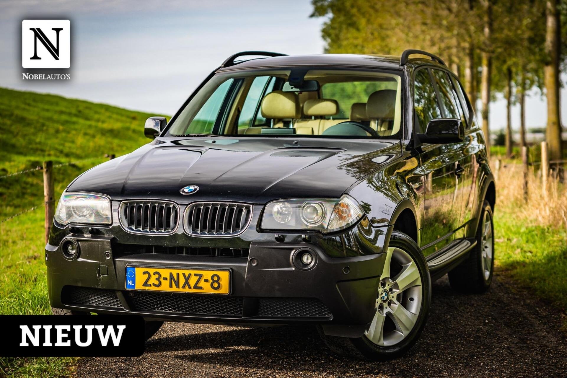 BMW X3 3.0i Executive |Automaat |Trekhaak 2000kg! |Leder, Auto's, Automaat, Gebruikt, Zwart, 231 pk