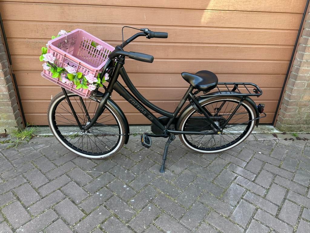 Cortina U4 transportfiets 24 inch 42 cm black metallic 3V, Ophalen of Verzenden, Zo goed als nieuw, 24 inch, Versnellingen