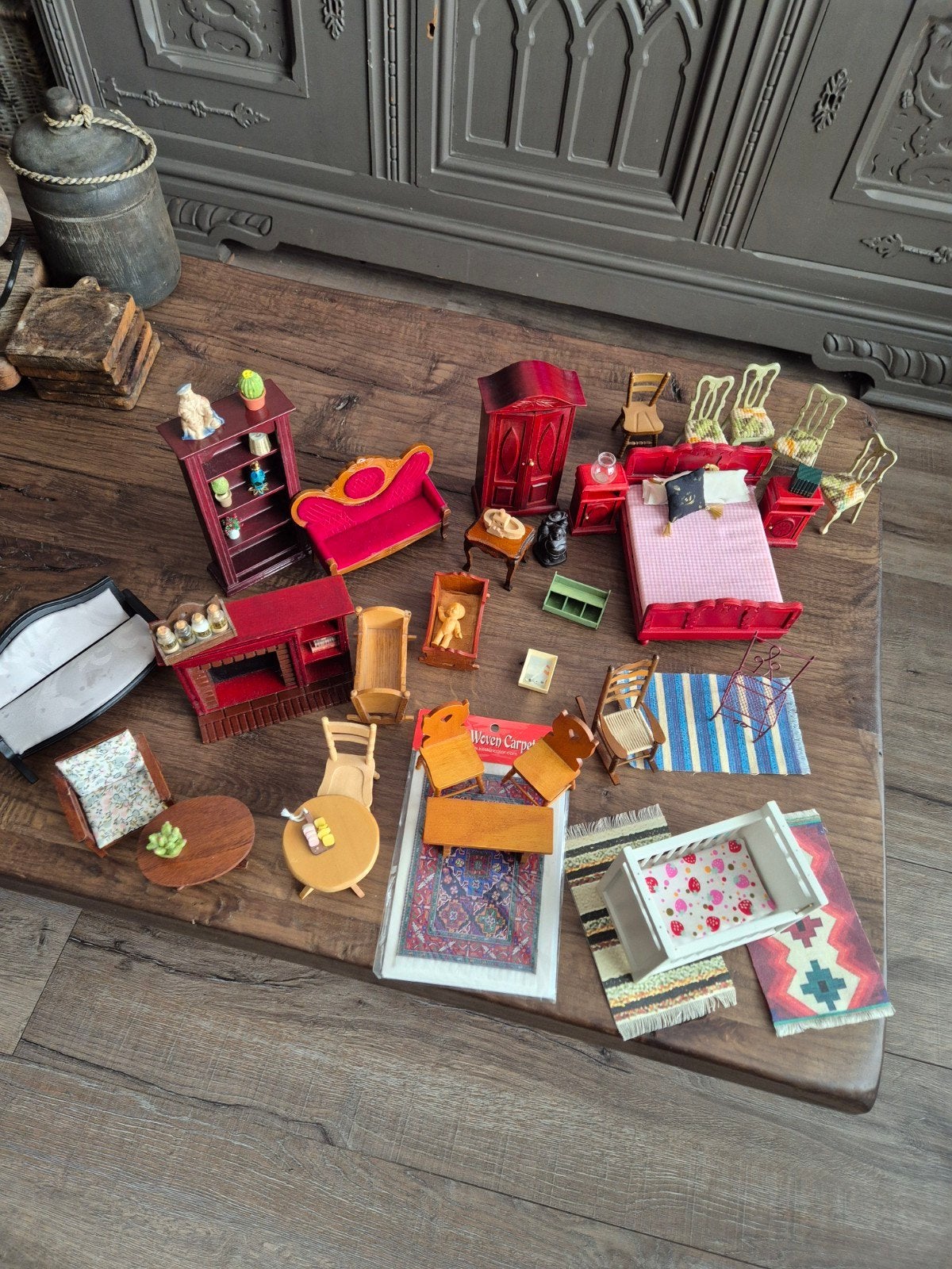 Poppenhuis accessoires, Ophalen, Poppenhuis